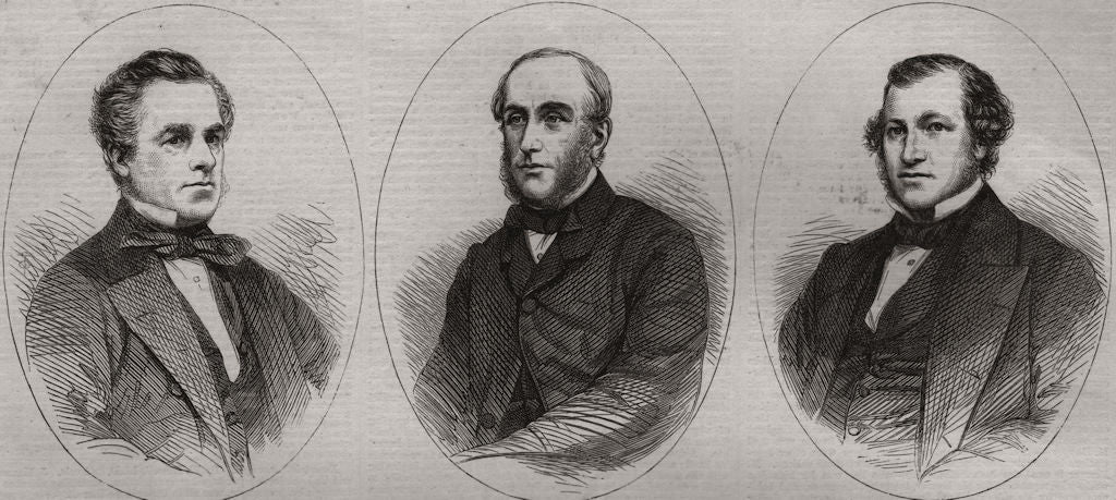 Canada Cartier Attorney Gen. Brown Council President Galt Finance Minister 1864